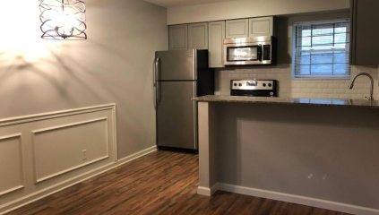 Kitchen with appliances