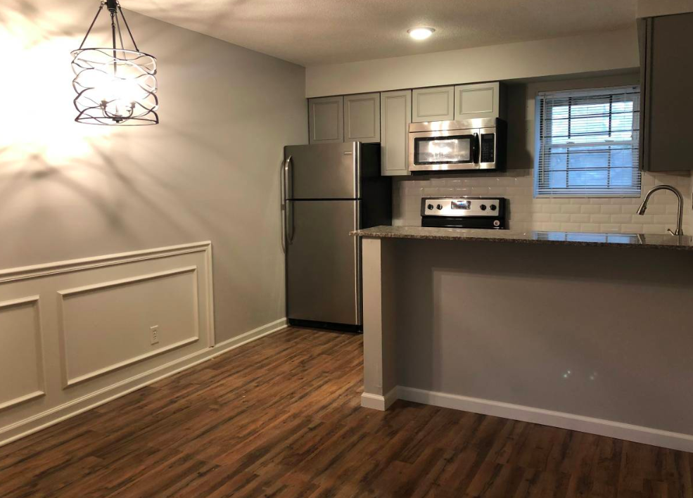 Kitchen with appliances