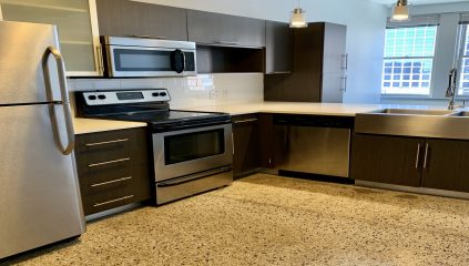 Kitchen with appliances