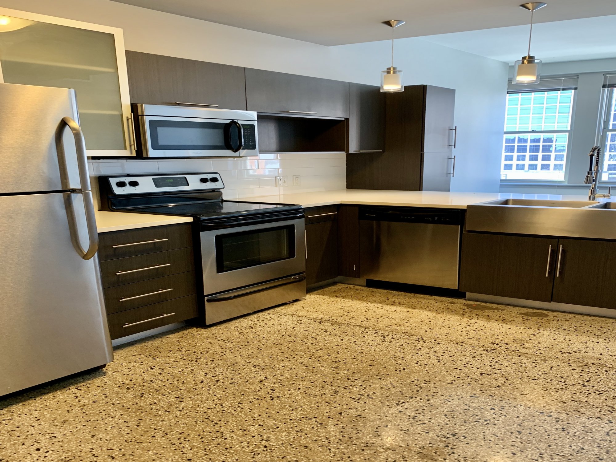 Kitchen with appliances