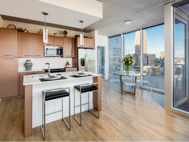 Kitchen and dining room